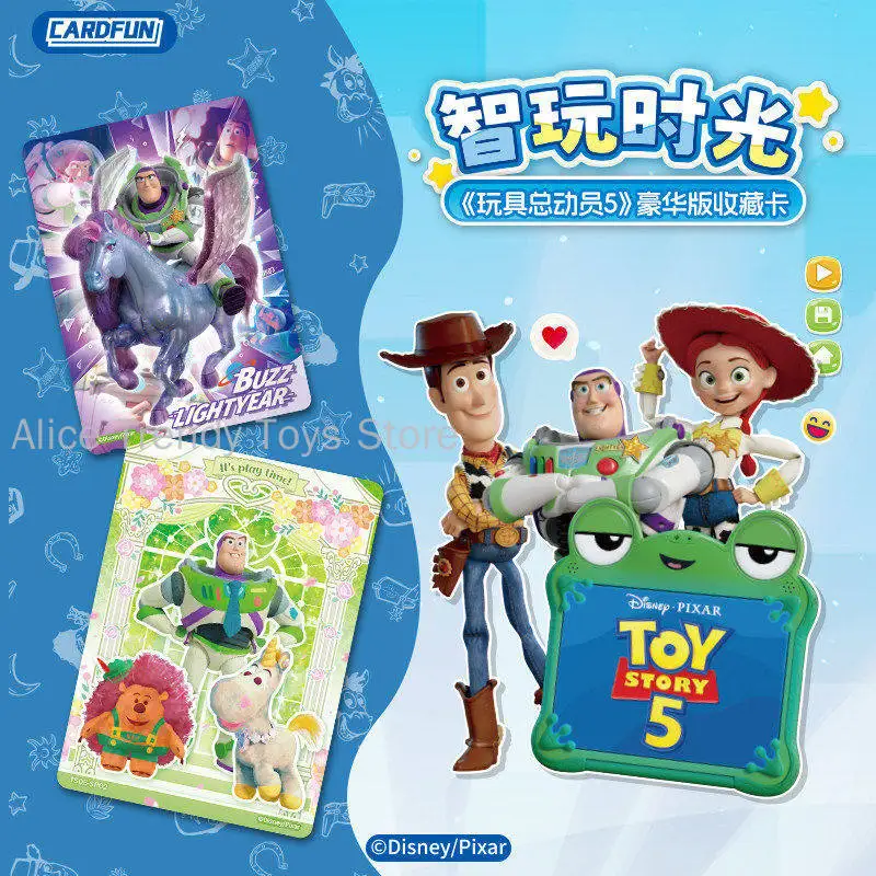 card-fun-disney-pixar-toy-story-5-deluxe-edition-collectible-trading-cards-anime-merchandise-smart-playtime-hobby-enthusiasts