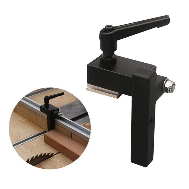 Scivolo con impugnatura rapida per la lavorazione del legno Limitatore per la lavorazione del legno Il limitatore di scivolo viene utilizzato nel sistema di recinzione dell'inclinometro di precisione facile da usare