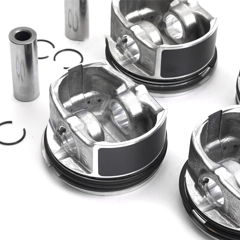 

4Pcs Metal Pistons Rings Set Φ82mm For Mercedes Benz W204 C204 W212 C200 C250 E250 CGI 1.8T 2710305017 2710300324 2710306217
