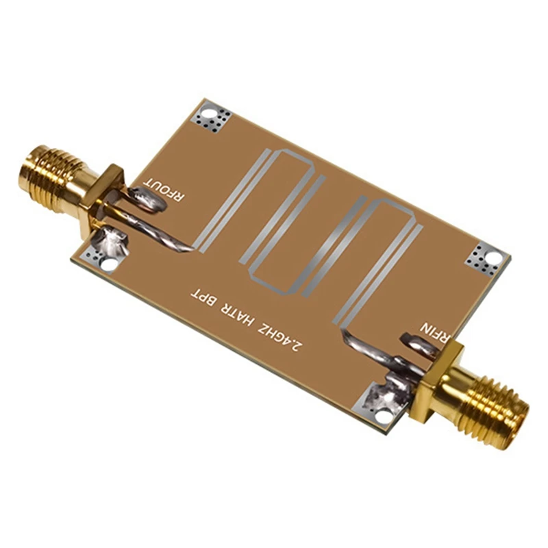 อะไหล่ตัวกรองแบบ microstrip bandpass 2.4GHz ใช้งานได้จริงสำหรับการกรองสัญญาณถ่วง2.3-2.5GHz