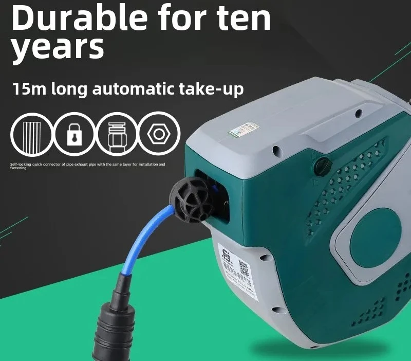 

Automatic Retractable Air Hose Reel with Electric/Pneumatic Drum for Car Repair , Industrial Garage Tools Maintenance Equipment