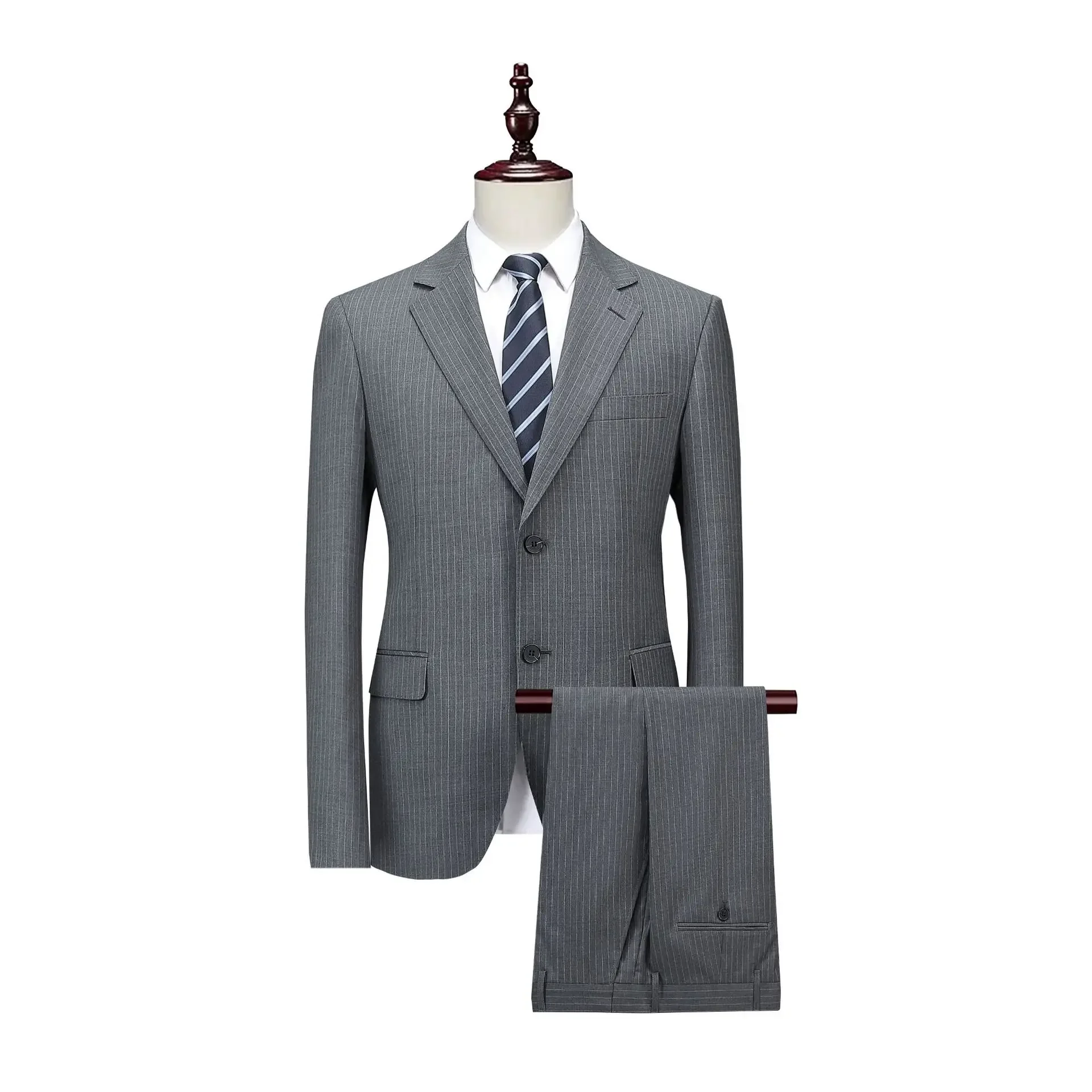 Traje ajustado Formal personalizado para hombre, traje de negocios para novio, boda, novedad, 108