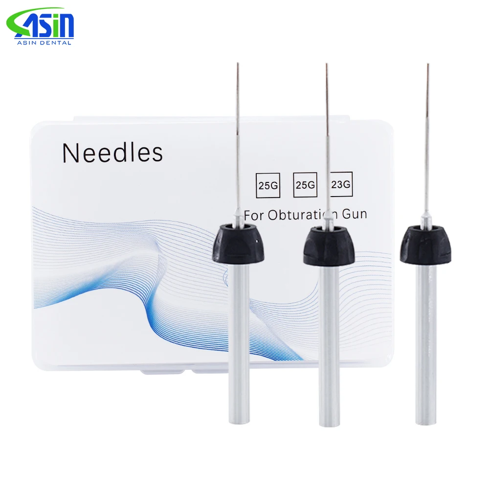 3PCS/Box Dental Gutta Percha Filling and Injection Needle Tip for Endodontic Root Obturation Gun Endo System