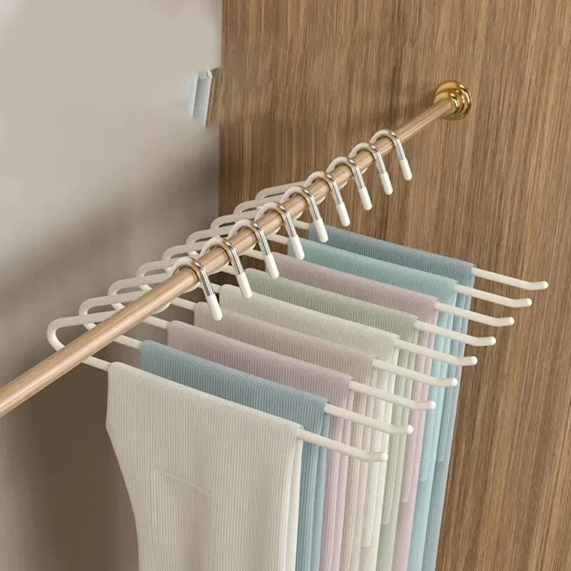 Goose-Shaped Plastic Trousers Rack Wardrobe Dormitory Hanger Z-Shaped Women's Multi-Layer Storage Trouser Rack