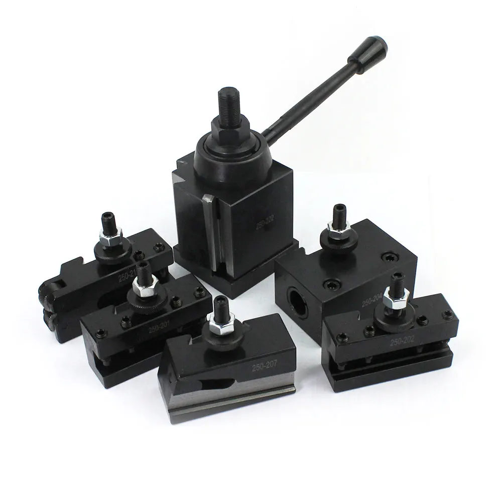 

China Factory 251-222 Wedge Style Quick Change Tool Post 6 Pcs Tool Post Holder for Lathe Machine