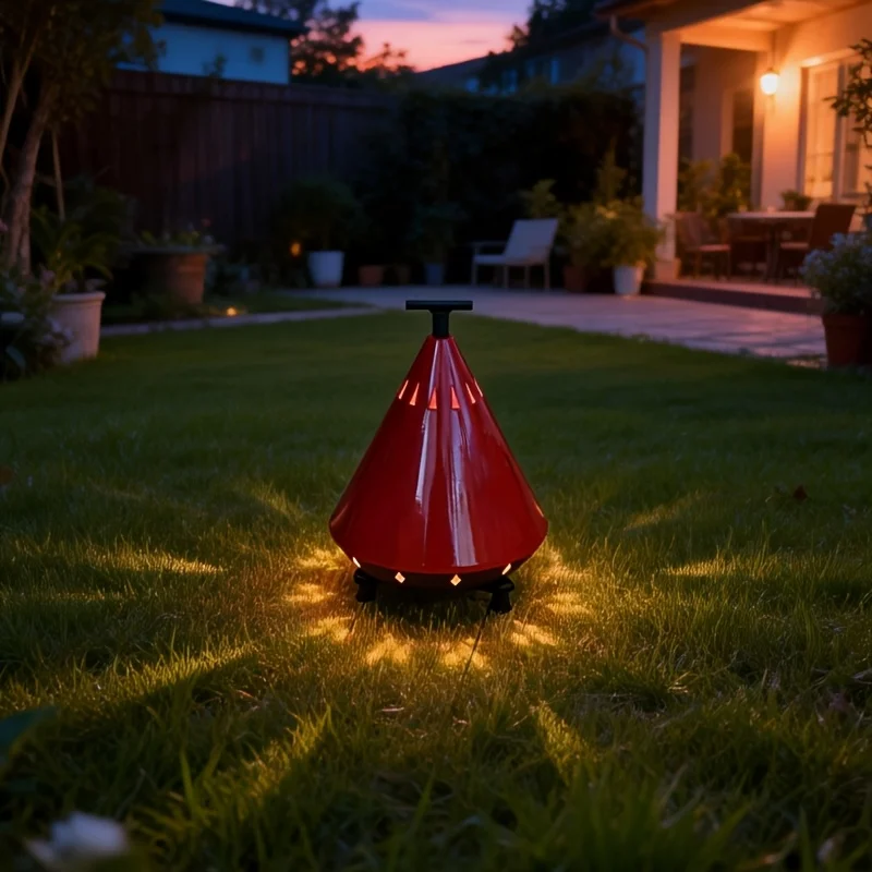 Cone shaped tea lamp heater, new indoor metal tea lamp oven candle holder, double bottom tea lamp heater, winter candle holder handheld warmer, suitable for home camping, decorative tea lamp candle holder retro tea lamp heater, suitable for Halloween, Chr