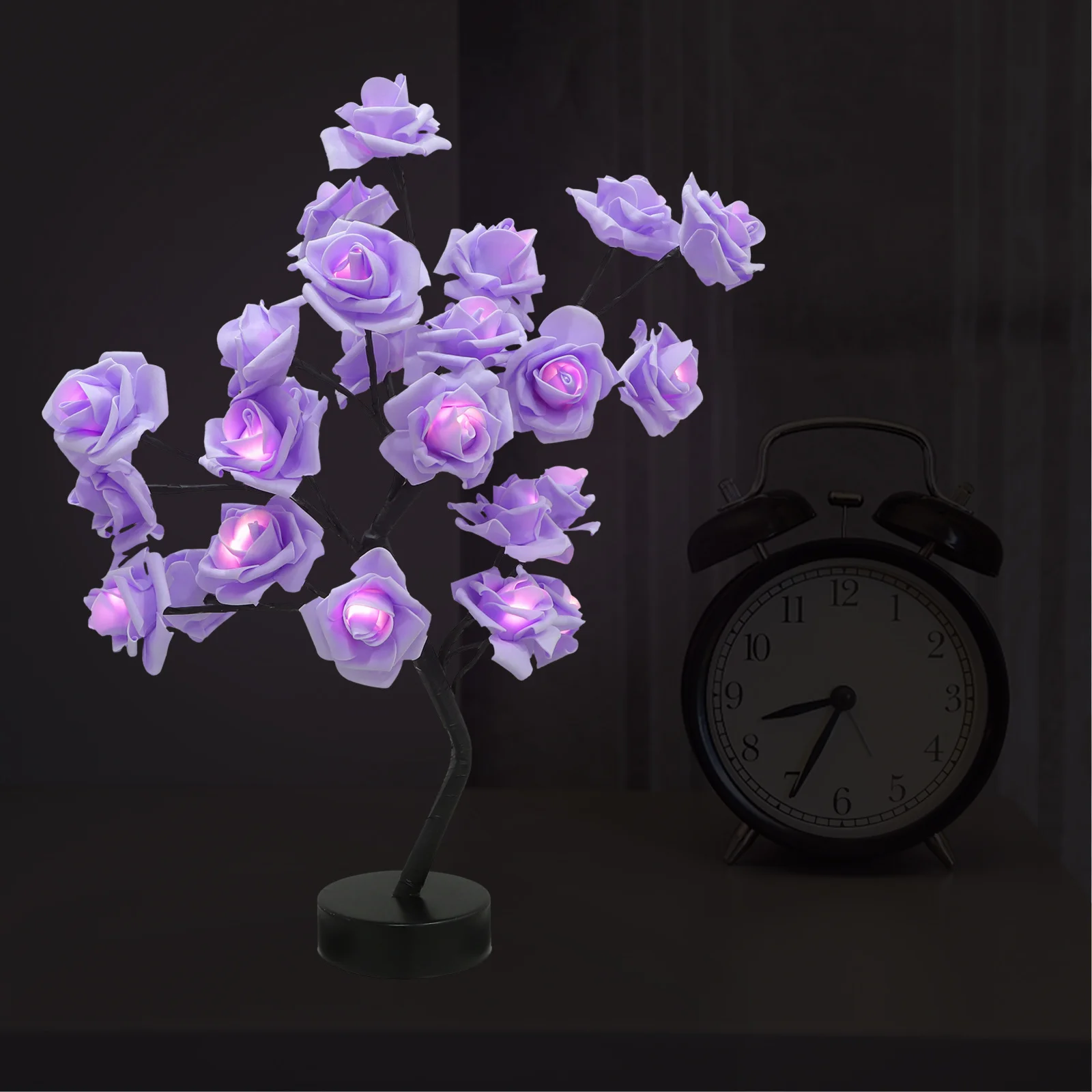 

Светодиодная лампа-дерево «Роза» – декоративный настольный светильник для спальни, домашнего декора, теплый свет, украшение для рабочего стола, ночник «Розы»