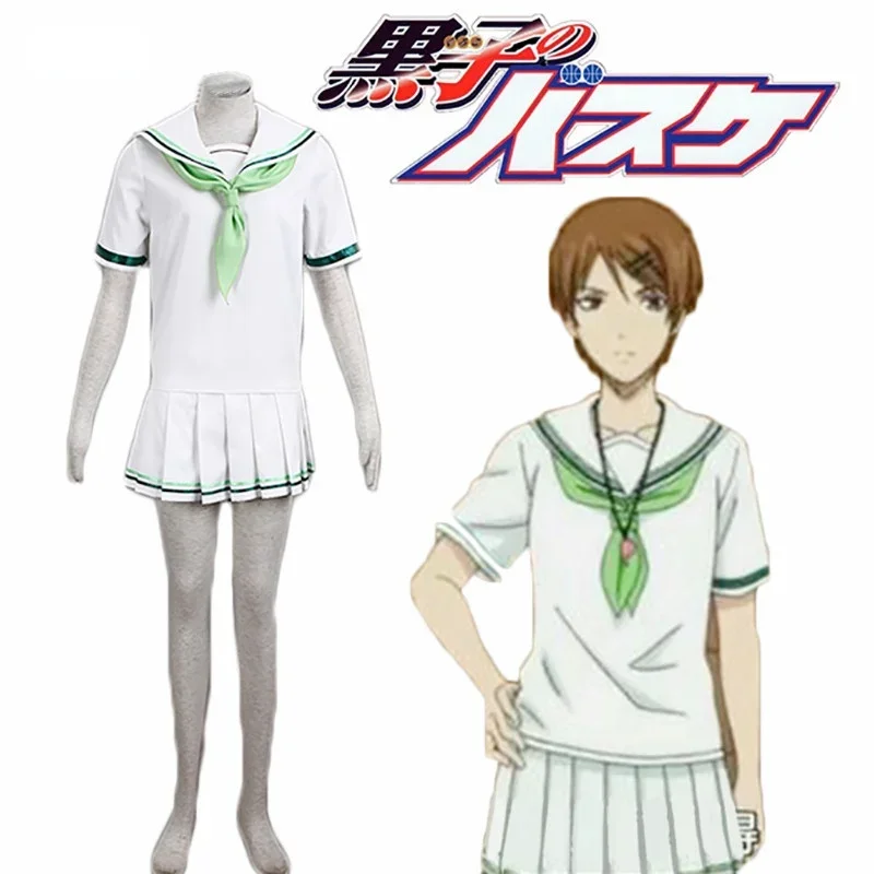 Kuroko's Basketball Riko Aida Seirin High School Costume Summer Sailor Uniform Anime Cosplay Costume