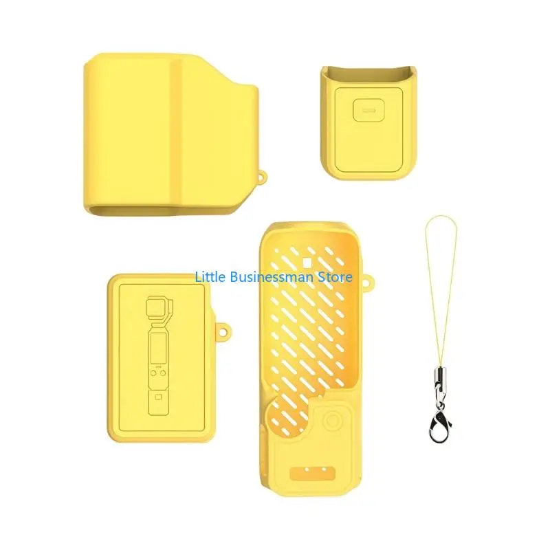 Silikonhüllen-Set mit strukturiertem für Pocket 4Pro Travel Carry Schutzhülle M76A – Detail 5