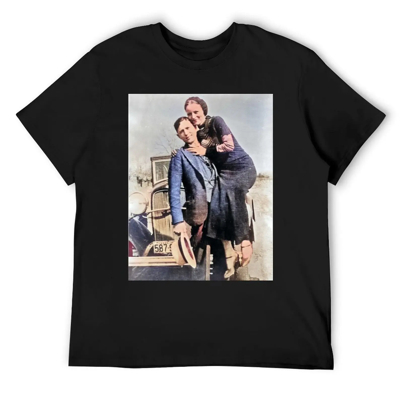 

Bonnie and Clyde T-Shirt cute clothes plus size clothes anime designer t shirt men