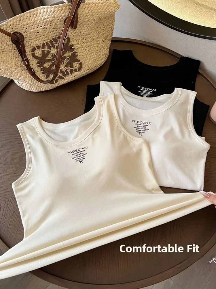 الربيع الصيف المرأة إلكتروني طباعة تانك الأعلى القطن الحرير مع وسادة الصدر تنوعا ملابس داخلية ort Sle تخفيف Faion