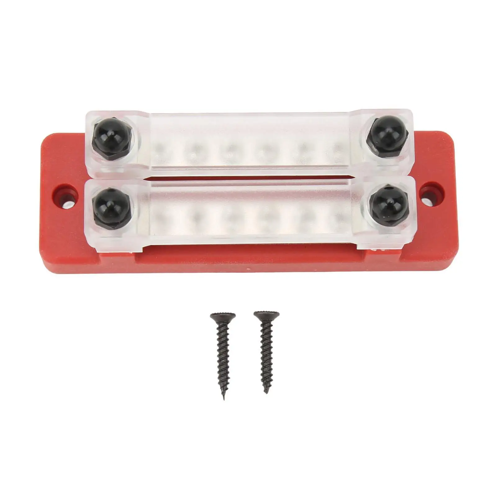 

for marine Busbar Power Distribution Block 12 Terminal Good Electrical Conductivity 12-48V with Cover for Pickup Truck