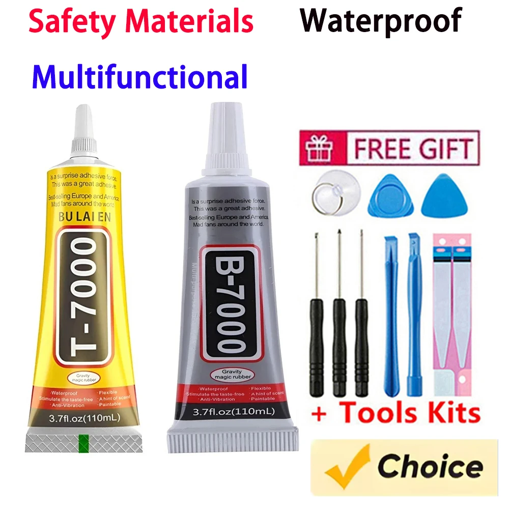 Fast shipping Contact Phone Repair Adhesive Frame Battery Cover Glass Repair Plastic DIY Glue +Free Phone Repair Tool Kit