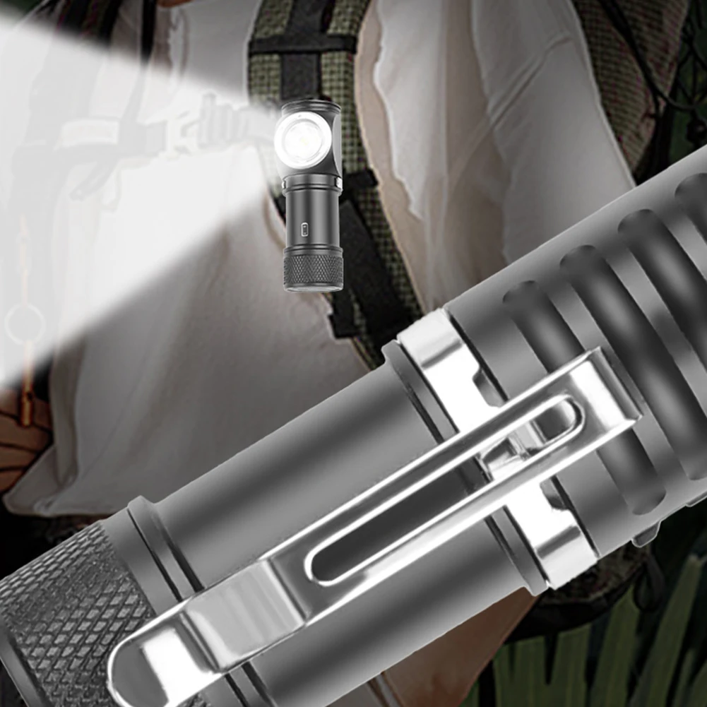 

Мини-фара Светодиодный рабочий фонарь Тип C Перезаряжаемый легкий светодиодный налобный фонарь 3 режима освещения с зажимом для экспедиционной езды Рыбалка