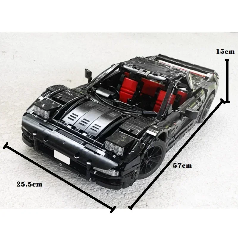 MOC-30093 Nuovo Nero NSX Super Sports Car Racing Building Block Modello 4070 Parti Regalo di compleanno per ragazzi e bambini