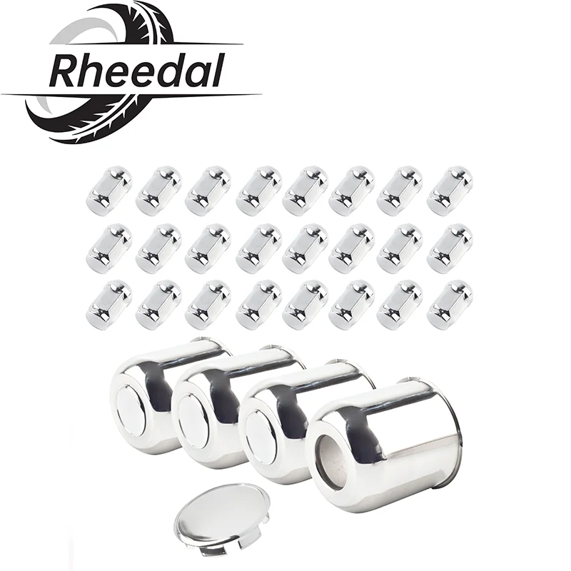 Rheedal 12/24Pcs 1/2-20 Lug Nuts + 2/4Pcs 4.25