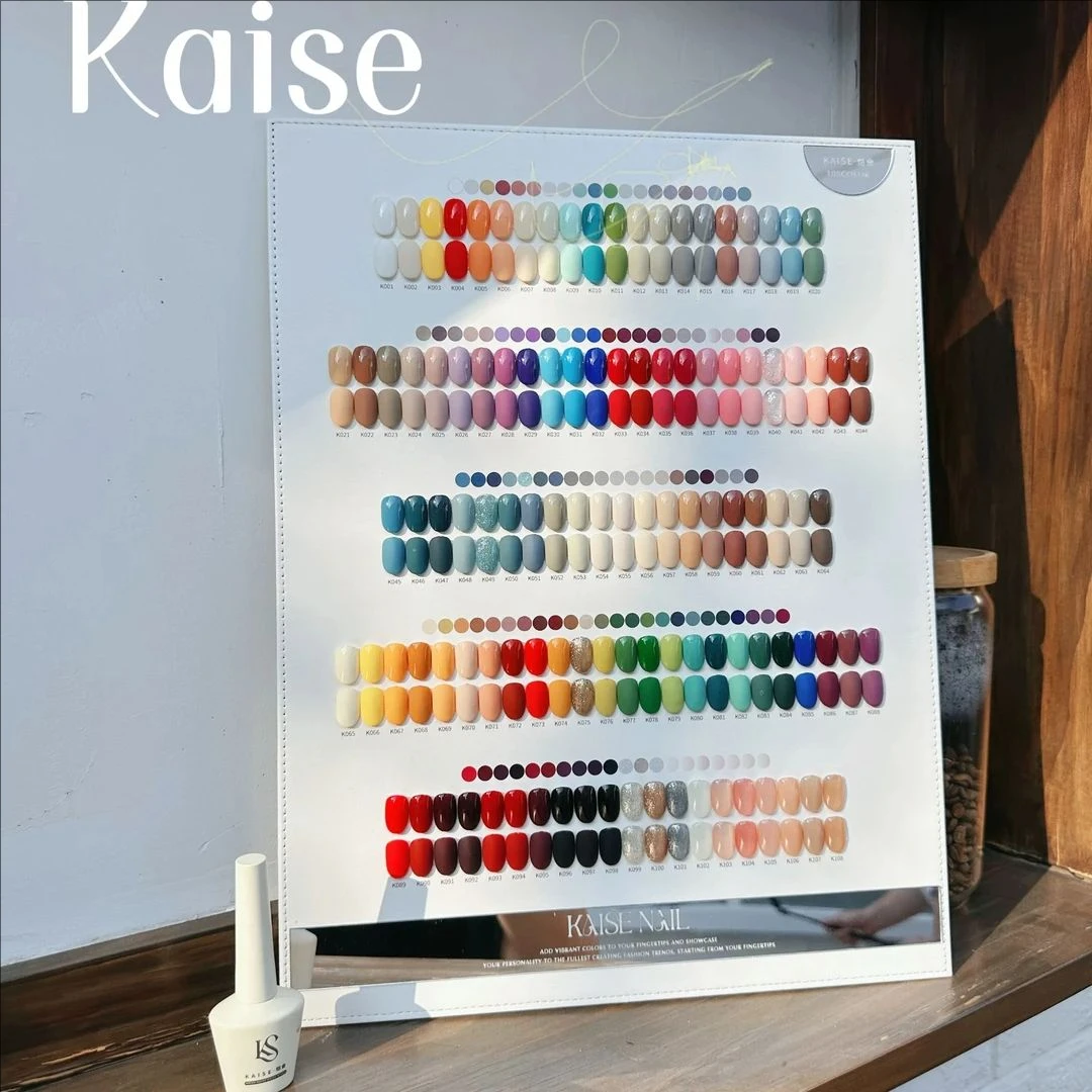 

KAISE High quality Multicolor 108 Colors Nail Gel Set Solid color Nail Shop Nail Salon 2025 New Hot item Nail Art Kit Wholesale