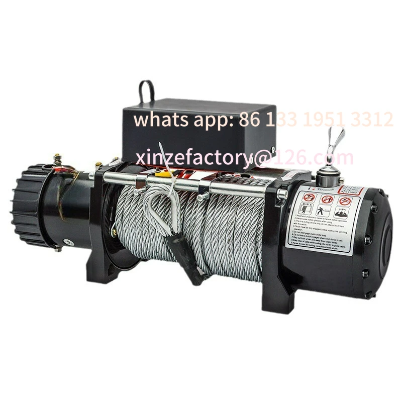 

Electric winch 12V off-road vehicle self-rescue modified hoist 24 volt vehicle small crane trailer electric hoist
