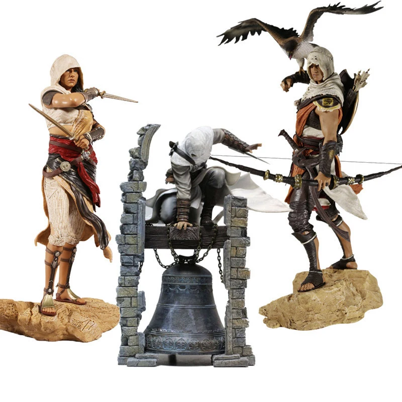 Bayek Altair The Legendary Aya Apple of Eden Action Figura Statue Movie Character Christmas Gifts Collectible Model Toys 28CM