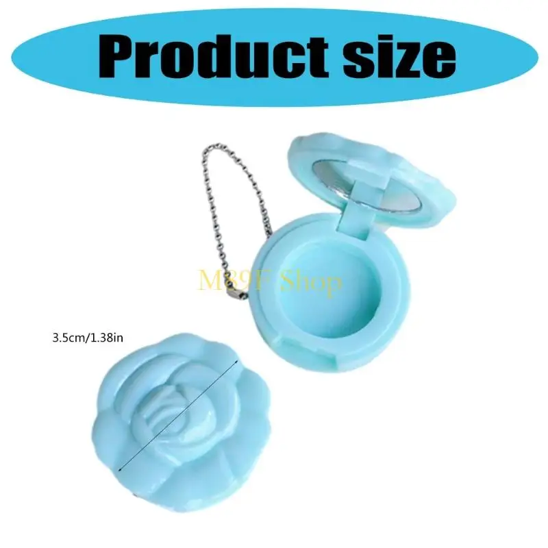 M89F Travel Friendly Rose Lipstick Organisatoren met spiegel 10 -stcs cosmetische fles