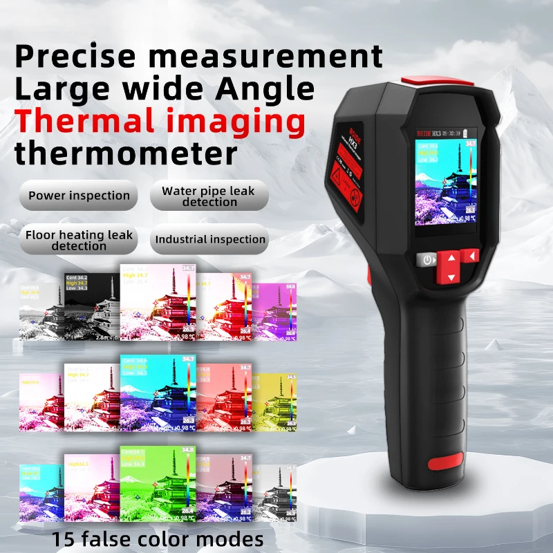 Handheld Infrared Thermal Imager, High Precision Thermal Camera Inspection & Floor Heating Leak Detection