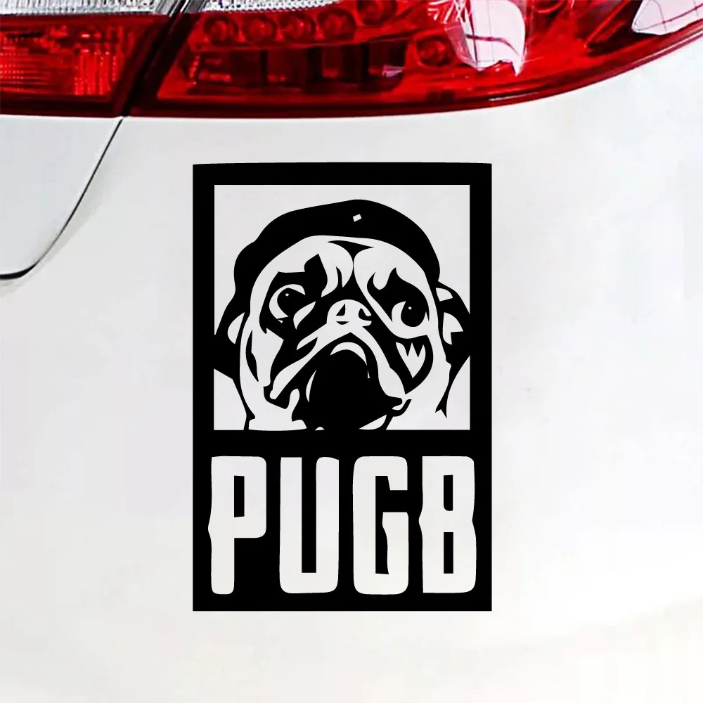 Cartoon Dog Car Sticker Waterproof Vinyl Funny Crazy Cat Car Sticker Accessories For Mazda Cruze Peugeot