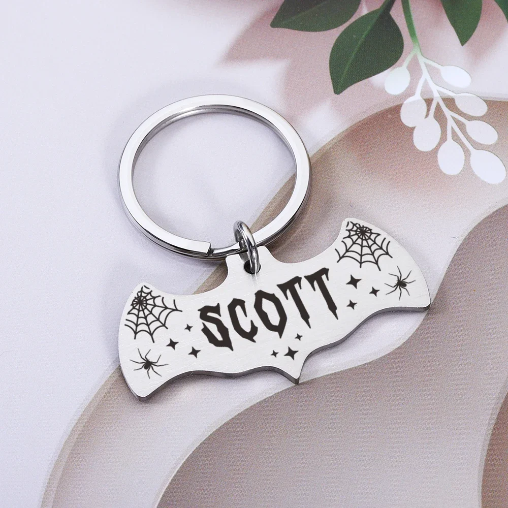 Custom Pet ID Tag Personalized Dog Cat ID Tag Halloween Bat Free Engraving Name Number Anti-lost Collar for Puppy Accessories