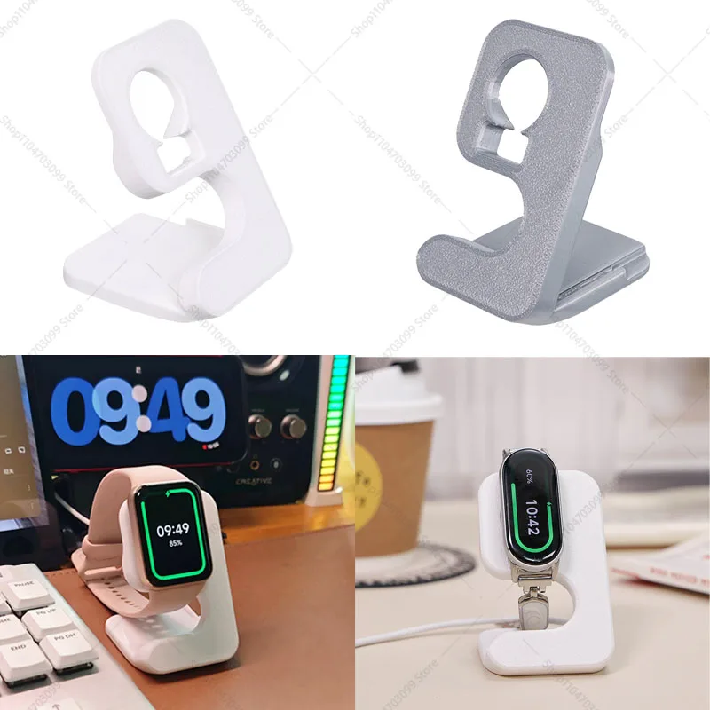 Smart Band Charging Stand For Xiaomi Band 8Pro,9,10 NFC/9Pro,10Pro, 3D‑Printed Charger Holder Dock For Xiaomi Watch S3,S4,S5