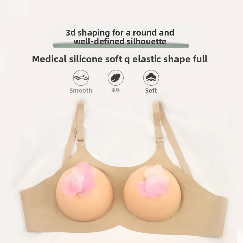 Silicone Breast Forms - Realistic Prosthesis for Crossdressing & Cosplay, Natural Look
