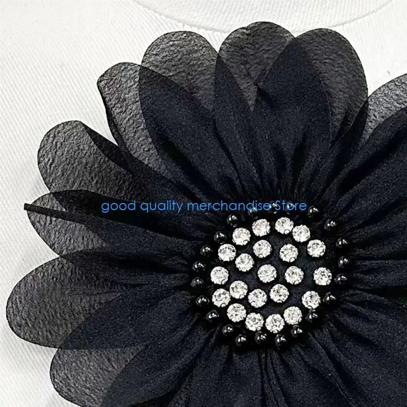 

Y5JD стразы, шелковые цветы, вышивка аппликаций для платья ручной работы, шаль, шляпа, сумка 19 см