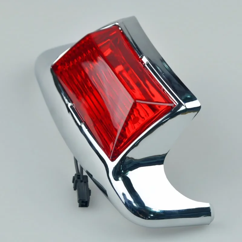 Motorcycle Mudguard Trim Fender Tip LED Light for Harley 1980-2008 FLHT  FLT FLHS and FLHR 1986-2008 FLSTC and 1993-1996 FLSTN