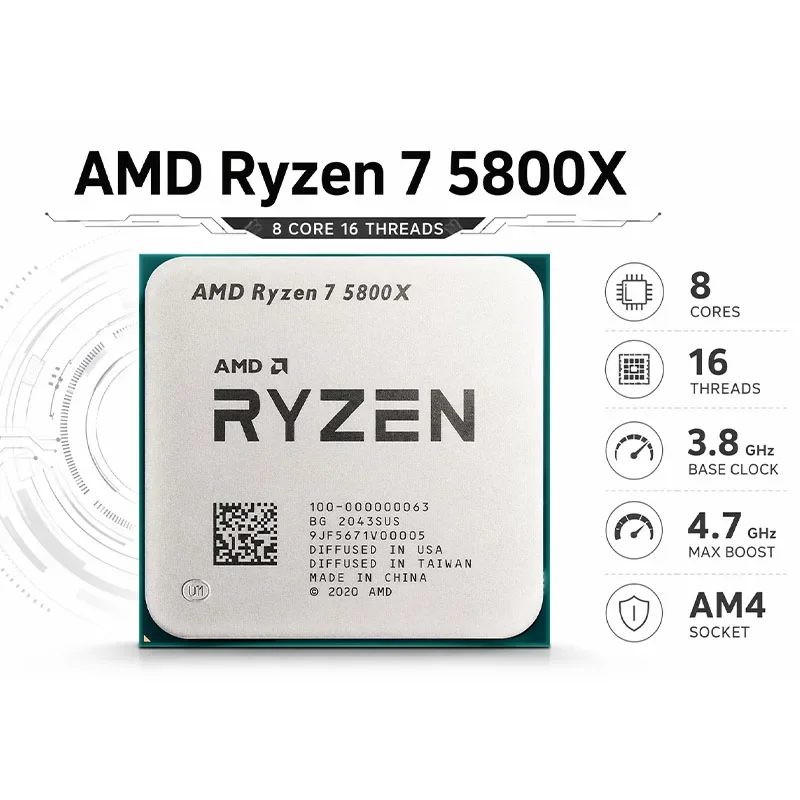 AMD Ryzen 7 5800X Kilitsiz Ove - Amd Cpu Ryzen 7 incelemesi ve fiyatı