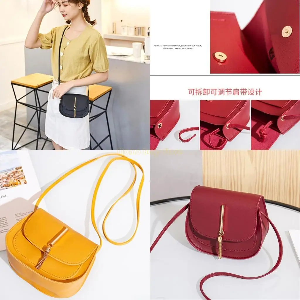 

X90d модная мини -бахрона с мешком кросс -кузнеца PU Puph Plight Phone Подходит для повседневных и официальных случаев