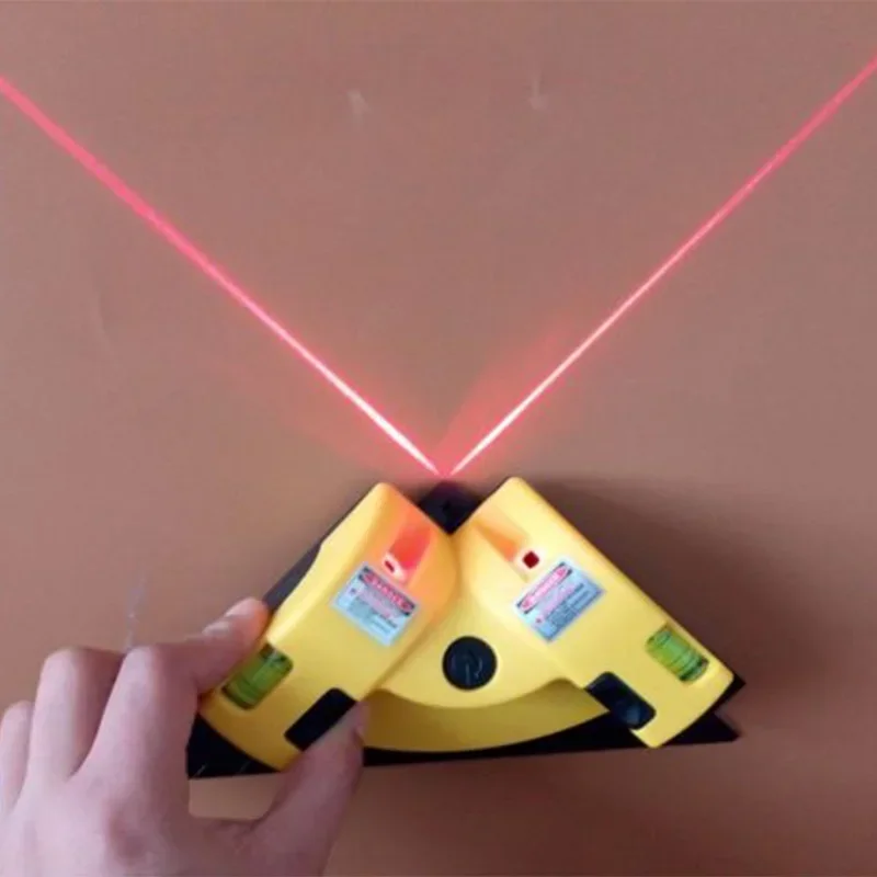 Wholesale 2colors Right Angle 90 Degree Vertical Pro Vertical Horizontal Nivel Laser Level Line Projection Square Level