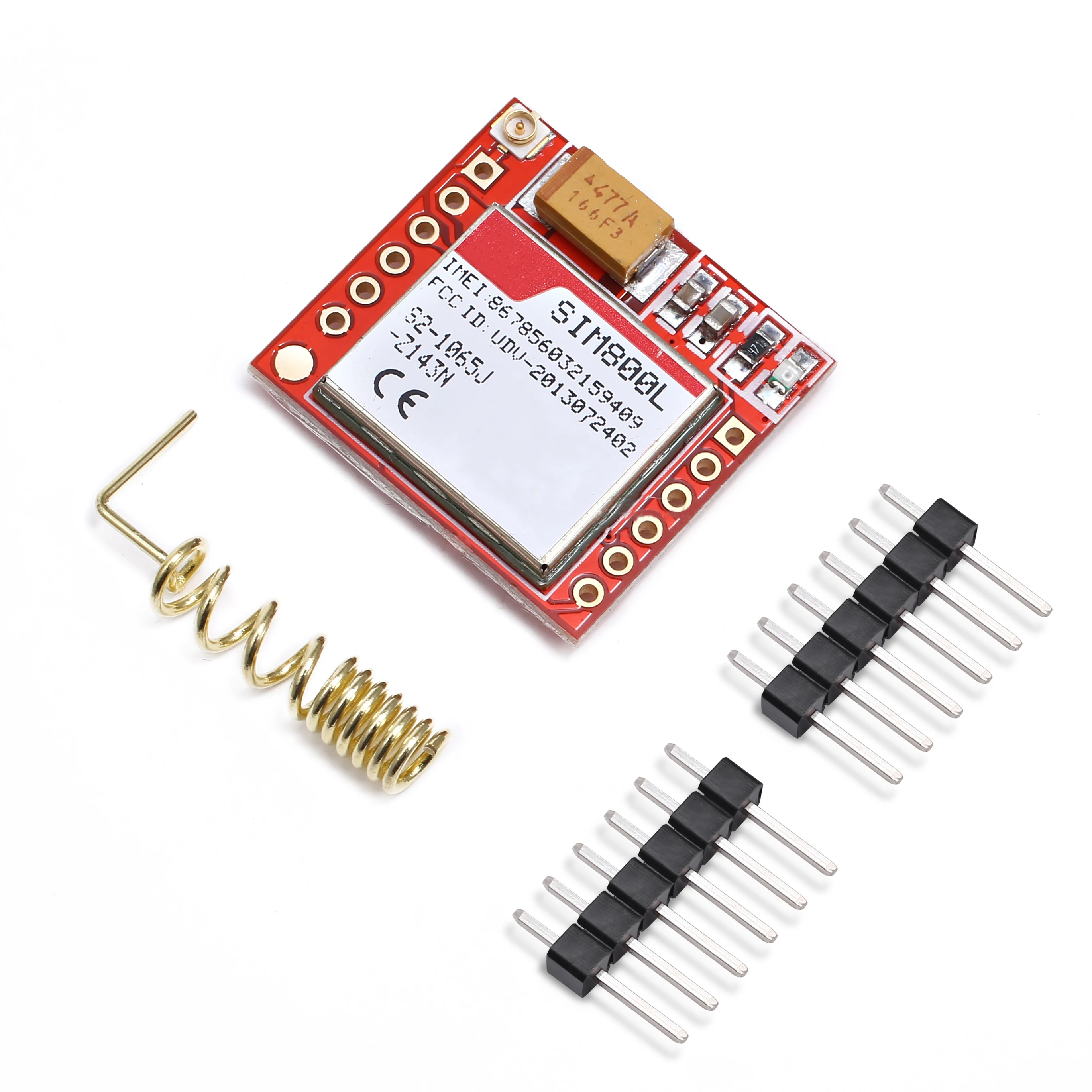 Smallest SIM800L GPRS GSM Module Kit MicroSIM Card Core BOard Quad-band TTL Serial Port with the antenna