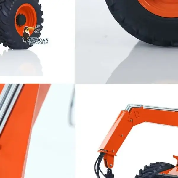 

1/14 LESU AOUE 225A RC Hydraulic Log Loader TOUCAN Remote Control Sugarcane Loader Grabber 4CH Valve RTR Model Battery Radio