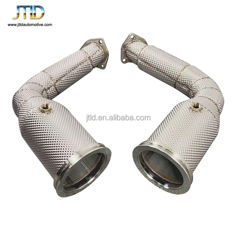 Performance stainless steel exhaust downpipes for Audi SQ8 / RS Q8  rsq8 urus downpipe