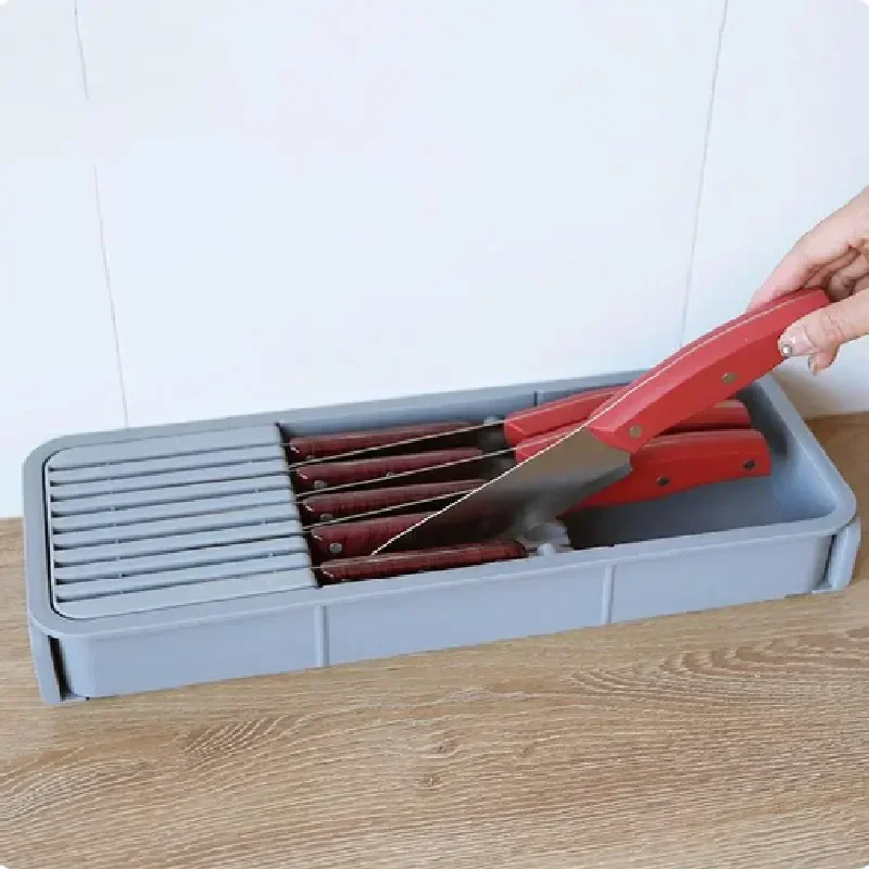 

Scalable Cutlery Knife Drawer Organizer Spoon Storage Box Fork Box Cabinet Kitchen Chopstick Tray Knife Holder Storage Rack