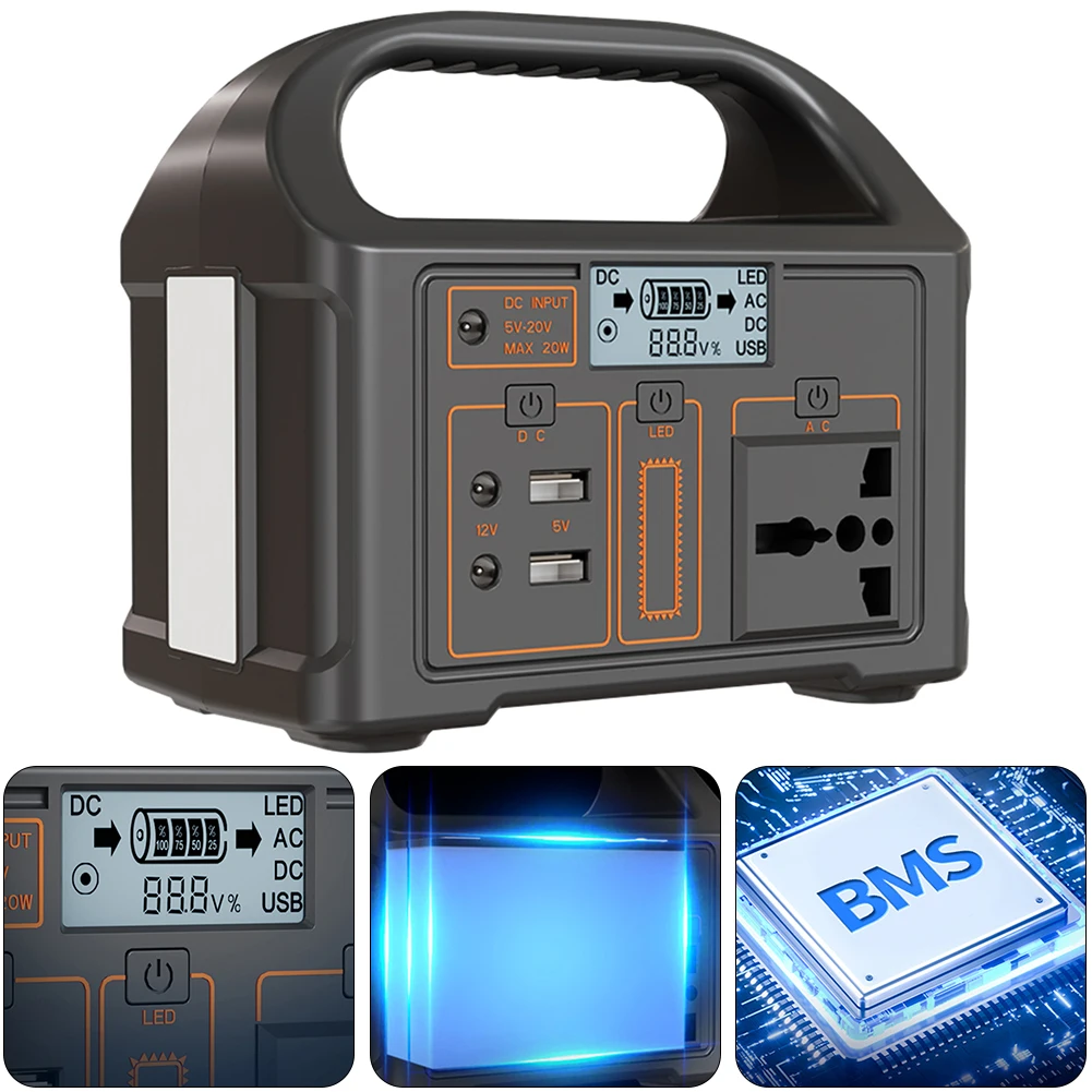 New Emergency Energy Storage Battery Outdoor Camping Mobile Power Supply 24000mAh Large Capacity Portable Charging Station