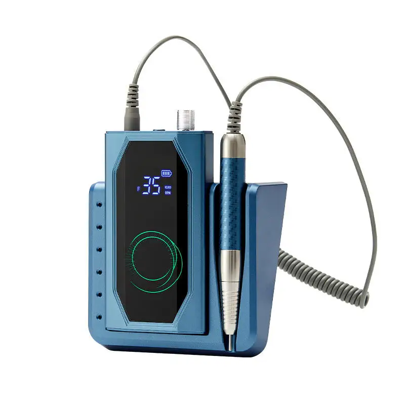 مثقاب أظافر بدون فرش مع ماكينة حفر أظافر 40000 دورة في الدقيقة بمقبض 85 وات أداة محمولة لتقليم الأظافر #3