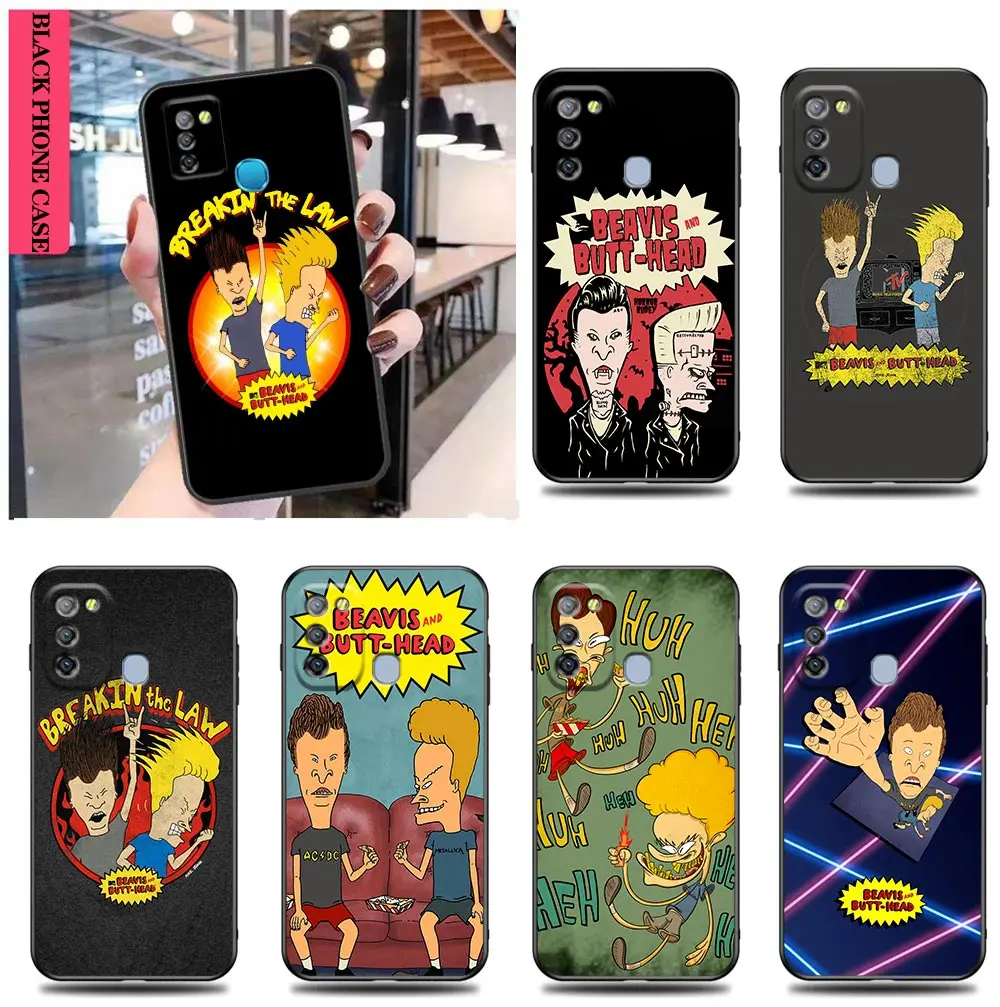 Cartoon Beavis And Butthead Case For Infinix TECNO CAMON 19 16 ZERO X NEO 20 8 POVA 4 2 NEO2 NOTE 30 12 G96 11 10 8 8I Case Capa