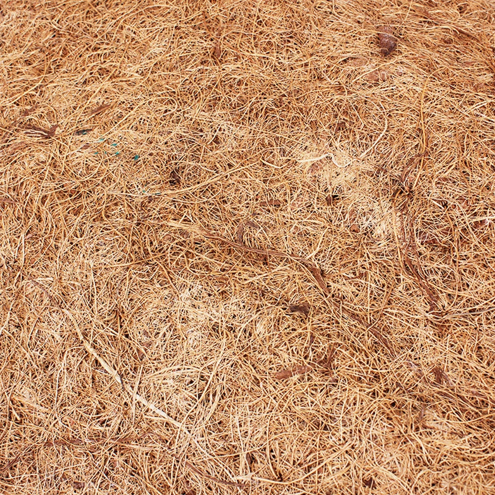 

2pcs Coconut Fiber Natural Reptile Pet Bedding 40X40Cm Brown For Tortoise Habitat Reptile Mat Tortoise Pet Mat