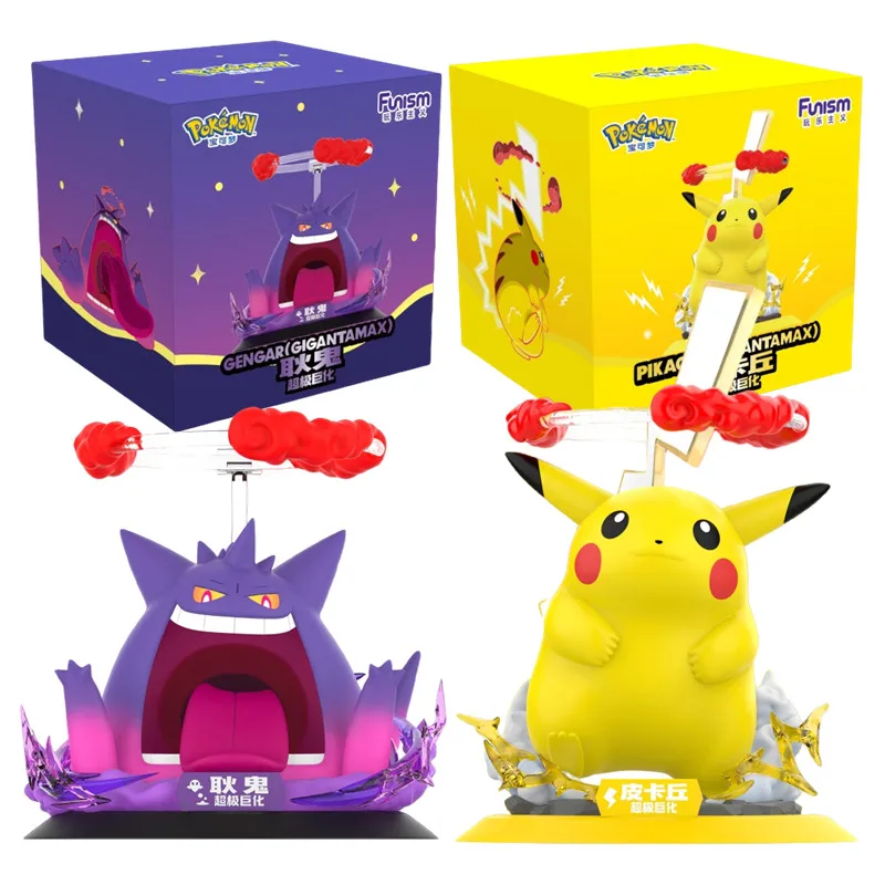 Genuine Pokemon figure toy Dynamax Pikachu Gengar action figure Designer Toys Desktop ornaments Collect models