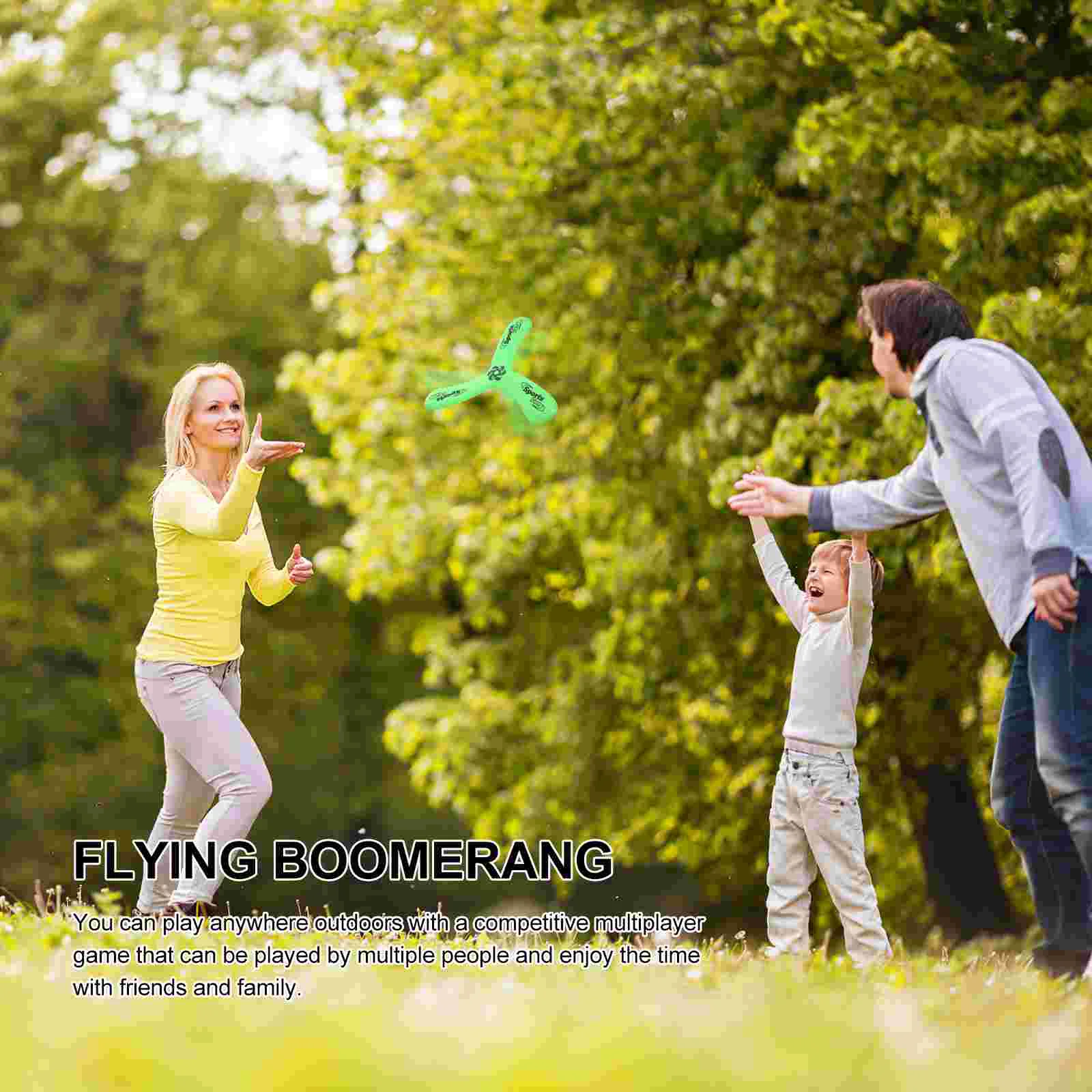 OligFlying Sports Recreation Flying Toy pour enfants, Boomerangs pour enfants, vol professionnel, corrélation