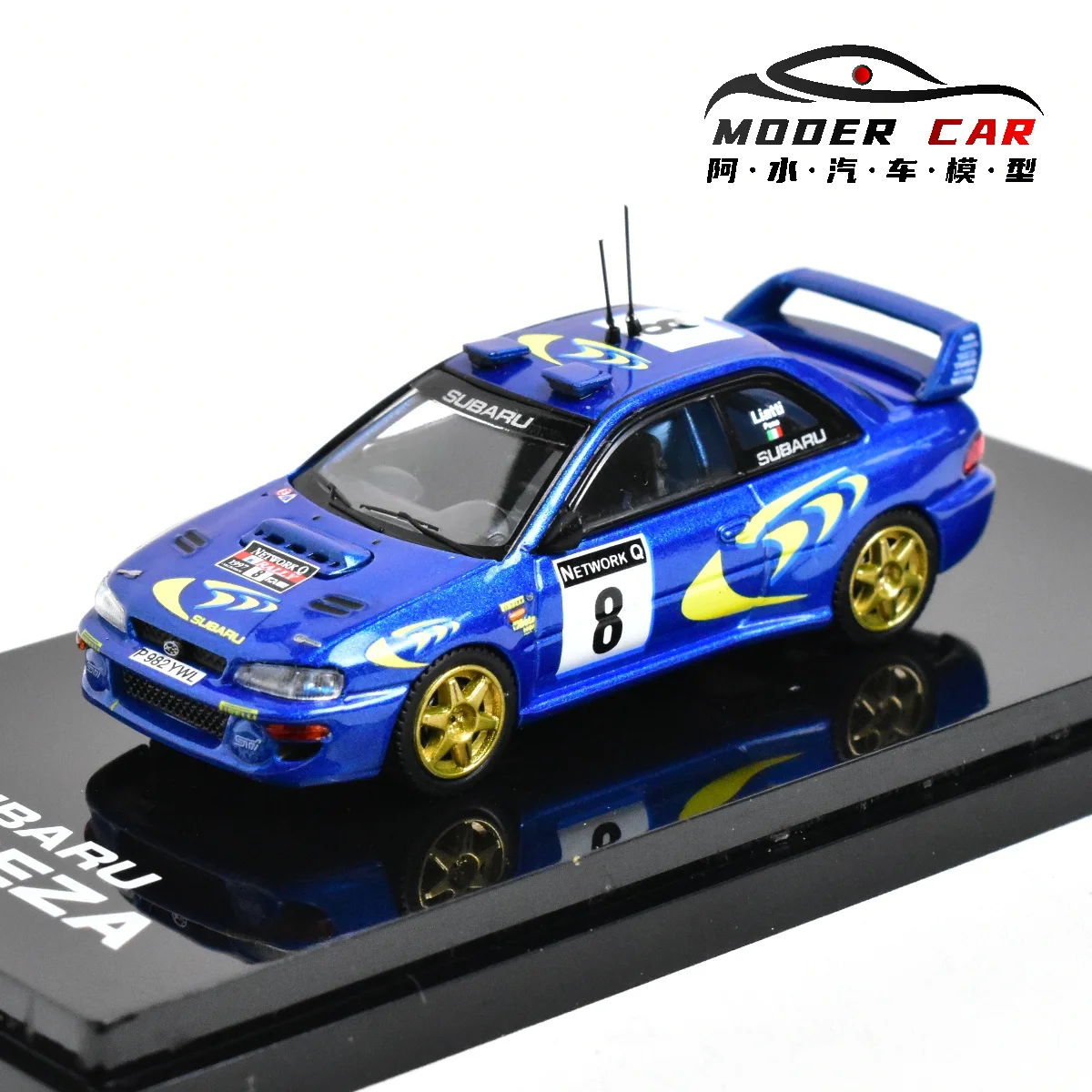 Hobby japan HJ 1:64 Impreza WRC 1997 Diecast Model Car