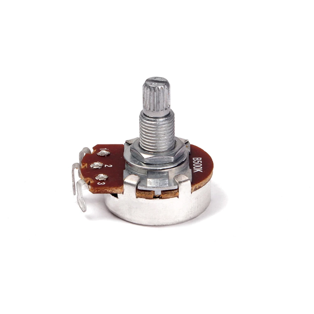 

Long Pole Bent Feet Guitar Volume Potentiometer B500k Solder Lugs Amp Audio-potentiometers