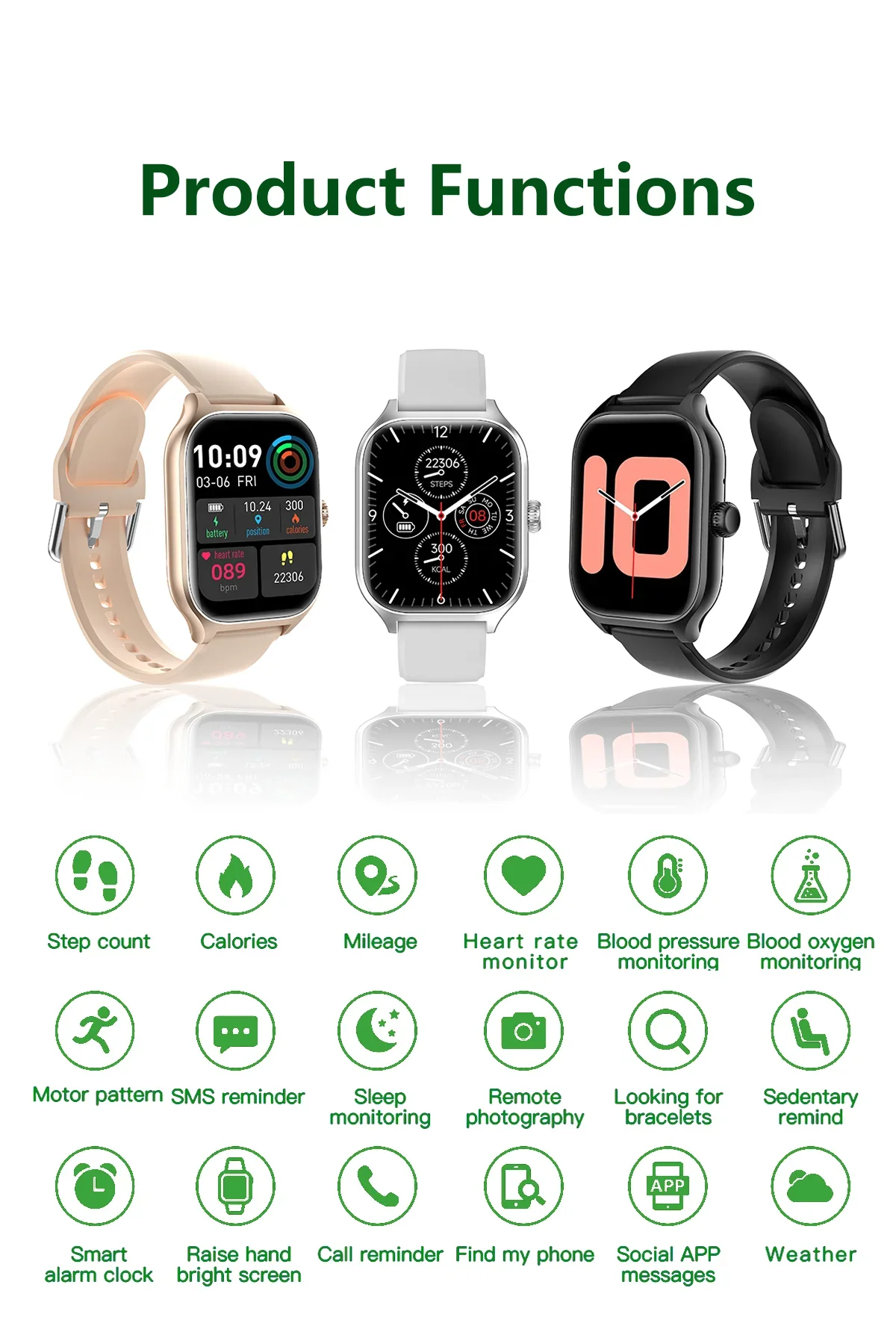 Smartwatch with 2.01-Inch Color Screen, Bluetooth Calling and Fitness Tracking description 2