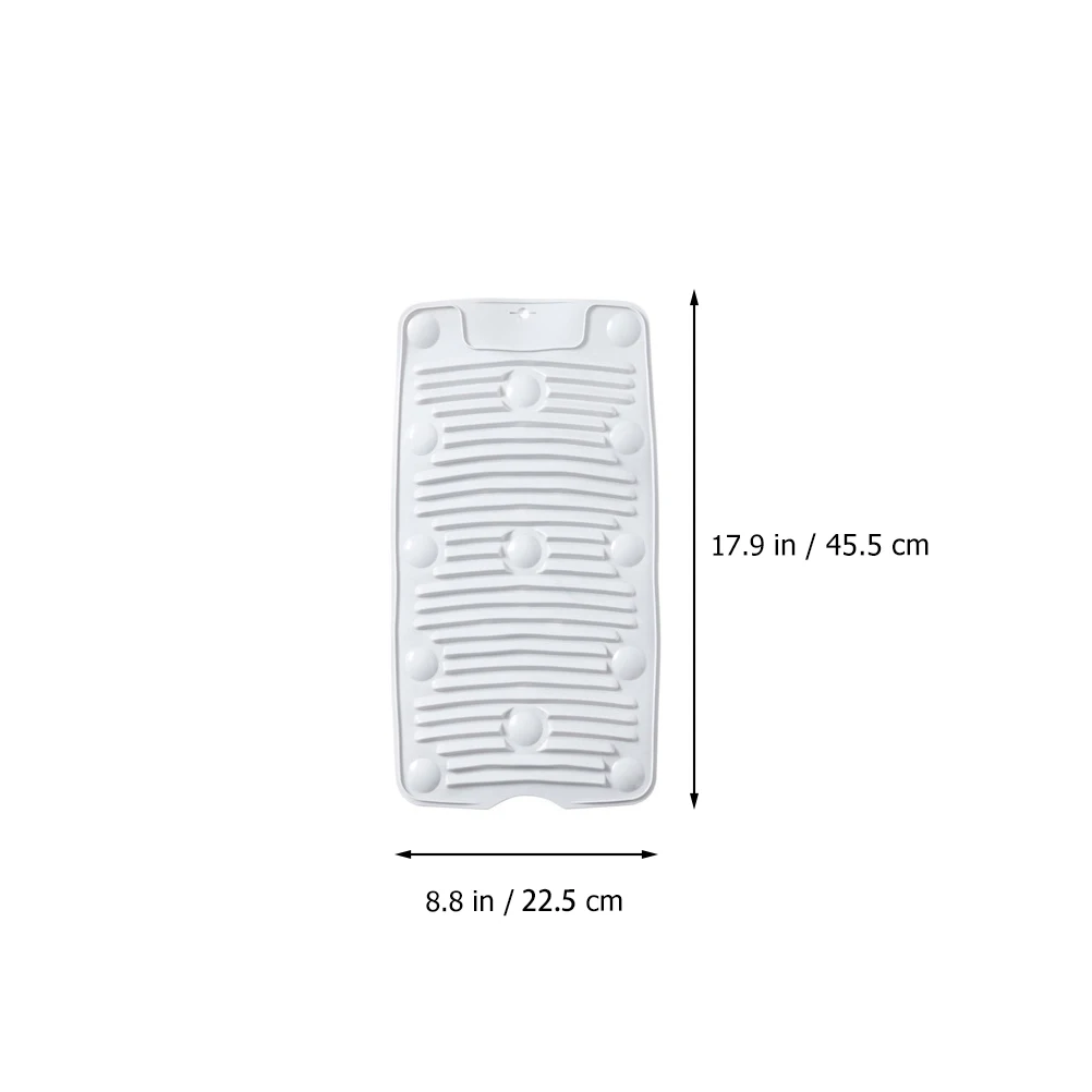

2pcs Portable Laundry Mat Non-Slip Foldable Washing Board For Household Travel Use Suction Cup Washboard Space Saving Pvc