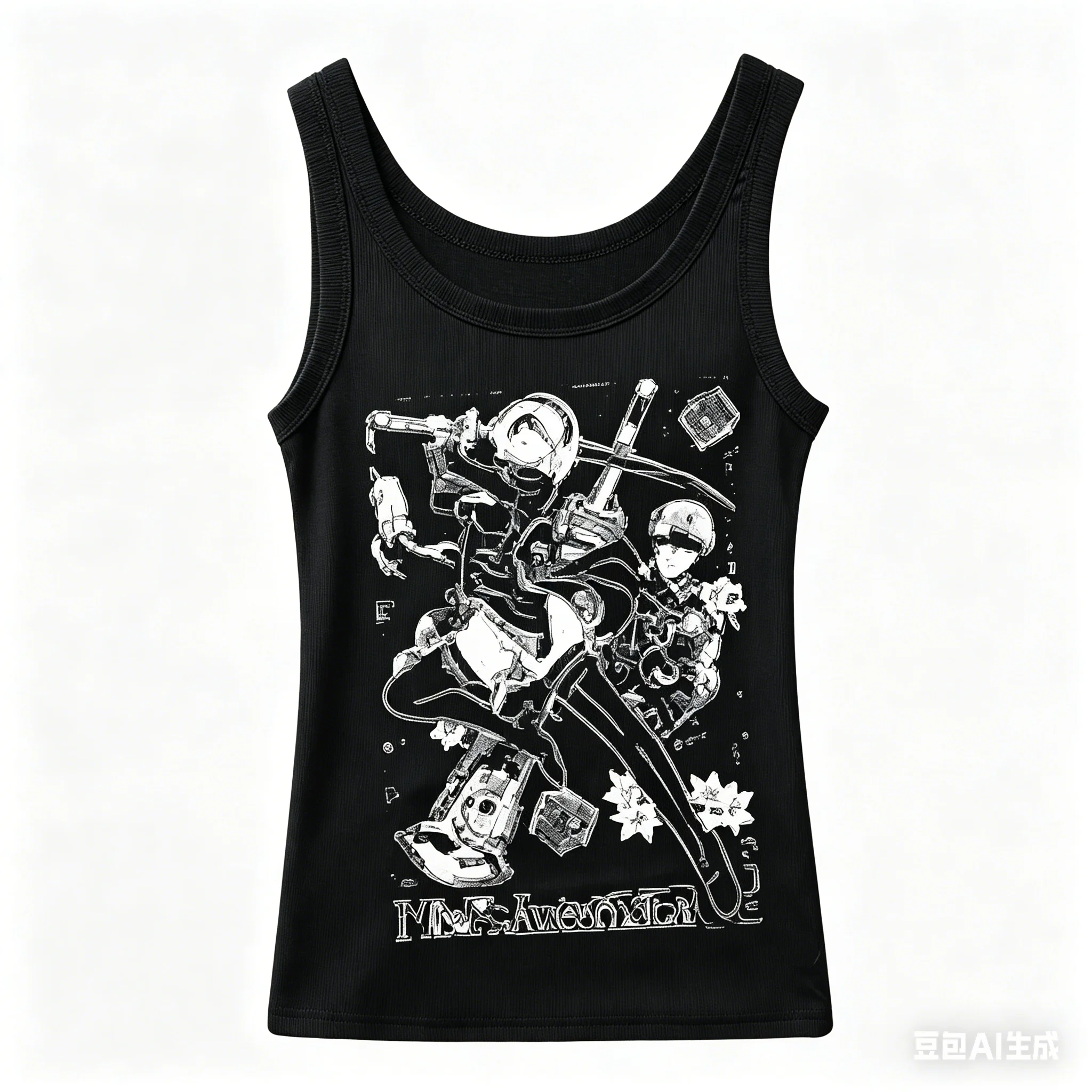 NieR Ribbed Tank Streetwear Anime Lover New Model personality Clothes Year round clothing high quality Streetwear Trendy Classic