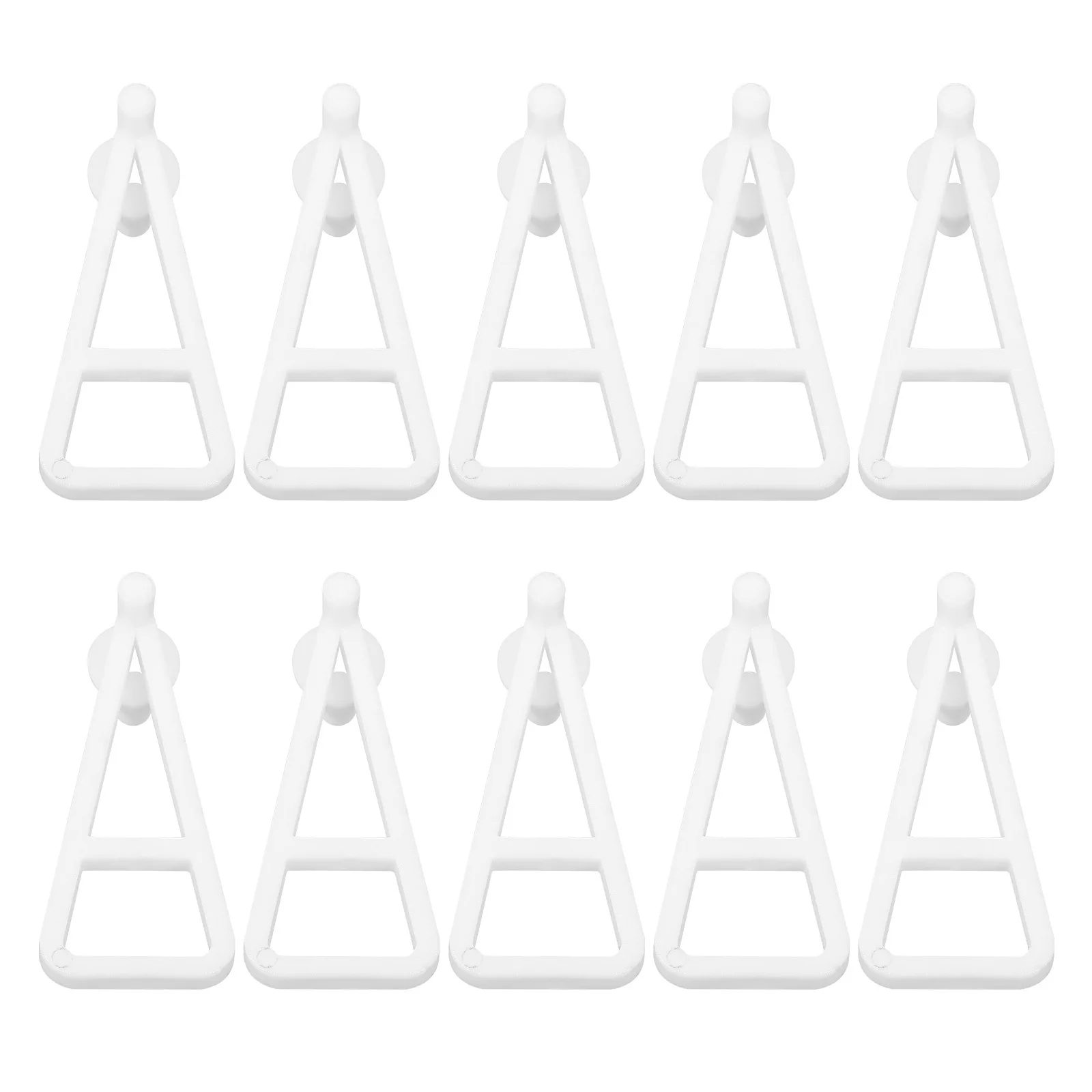 

10pcs Shelf Brackets Adjustable Plastic Hidden Support For Wardrobe Cabinet Divider Floating Shelves Mounting Load Bearing